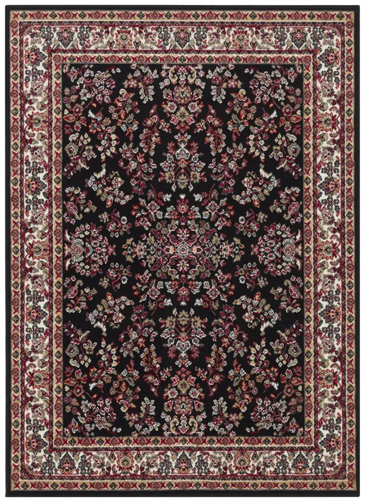Klassiek vloerkleed - Oriental Zwart Klassiek vloerkleed - Oriental Zwart