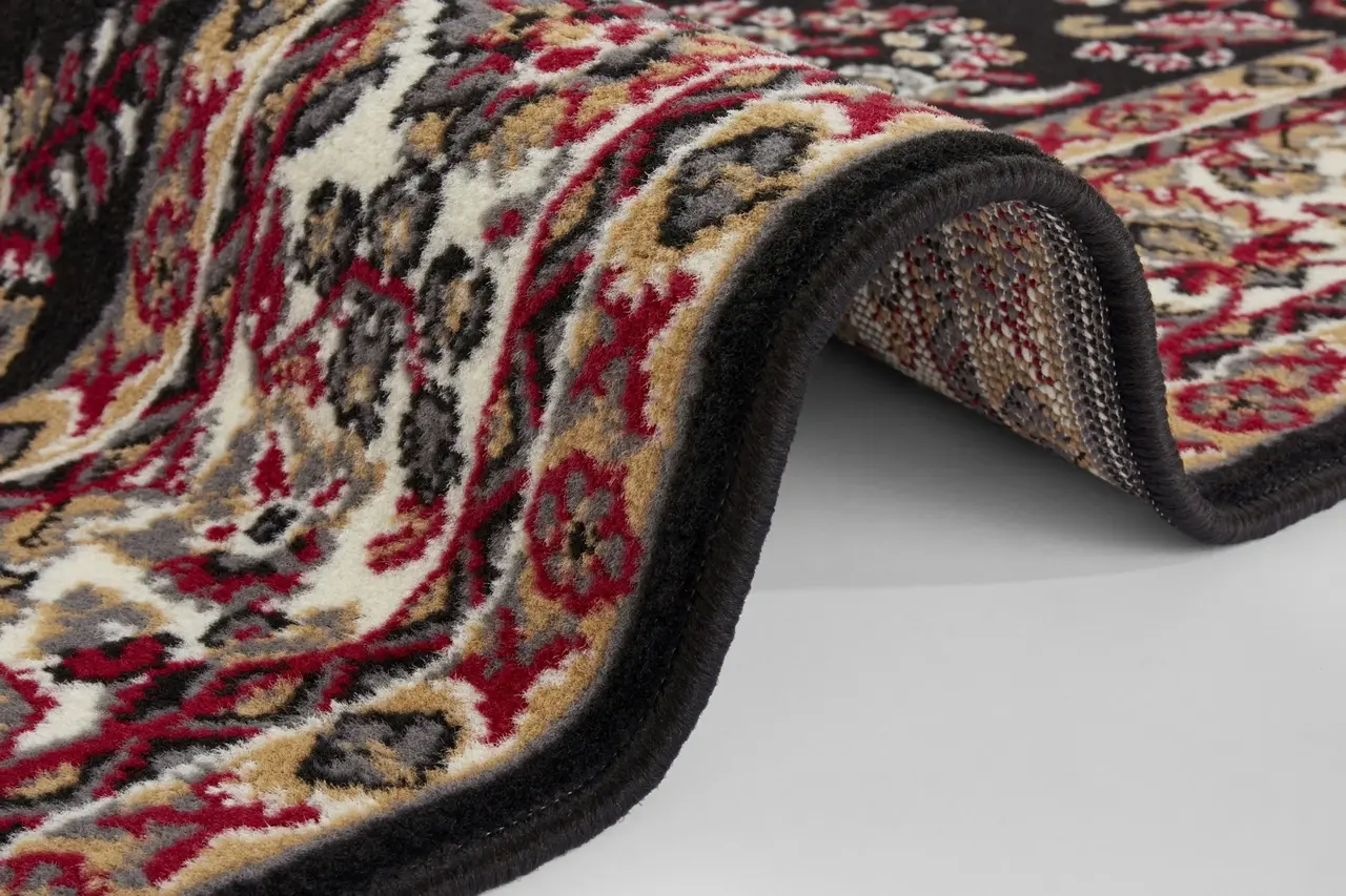 Klassiek vloerkleed - Oriental Zwart Klassiek vloerkleed - Oriental Zwart