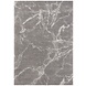 Hoogpolig vloerkleed - Marmer Design - Grijs / Crème Hoogpolig vloerkleed - Marmer Design - Grijs / Crème