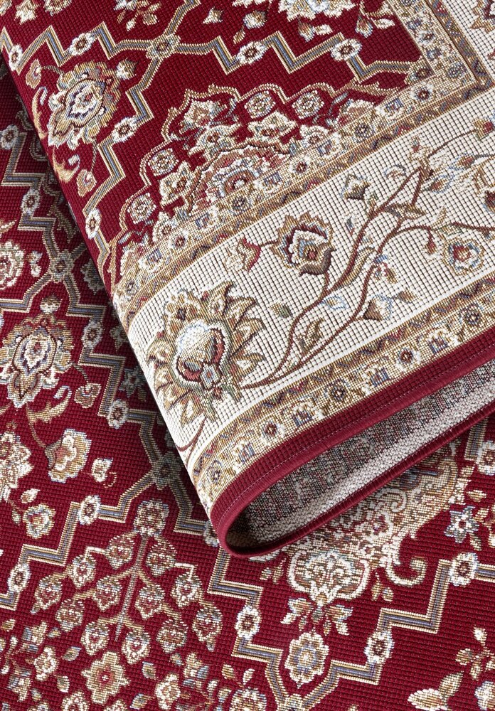 Vintage binnen- en buitenkleed - Pierre Rood/Crème Vintage binnen- en buitenkleed - Pierre Rood/Crème