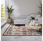 Freundin Home Collection - Asya Laagpolig Vintage vloerkleed - Rood / Blauw