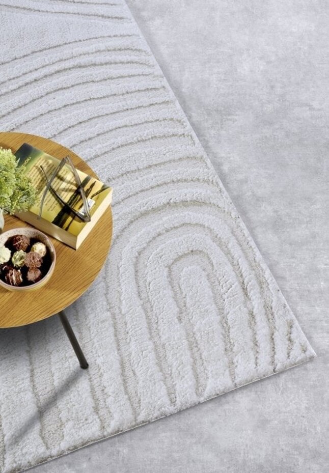 Japandi vloerkleed - Gallery Pigment Crème