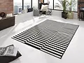 Design vloerkleed - Gloria - Zwart/Crème