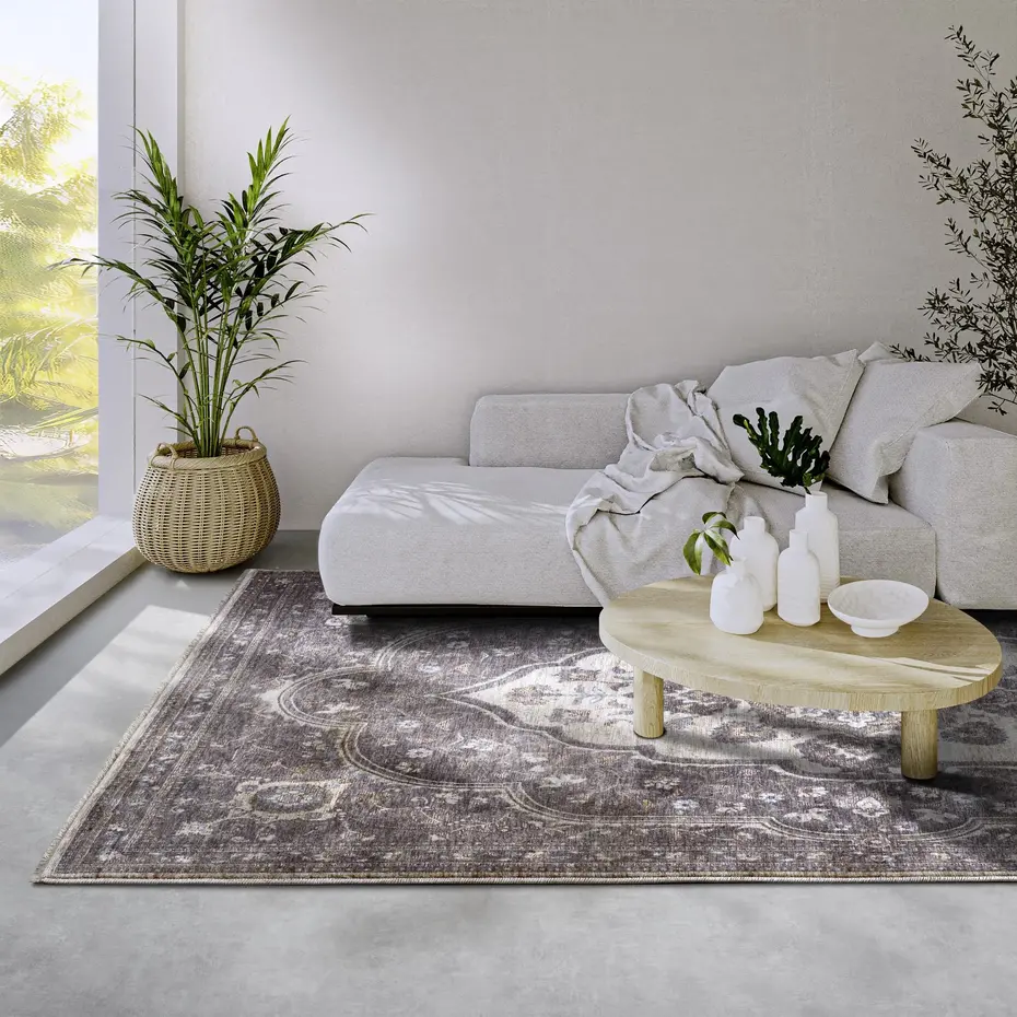 Villeroy & Boch - Klassiek Laagpolig vloerkleed - Renata - Blauw / Multi Villeroy & Boch - Klassiek Laagpolig vloerkleed - Renata - Blauw / Multi