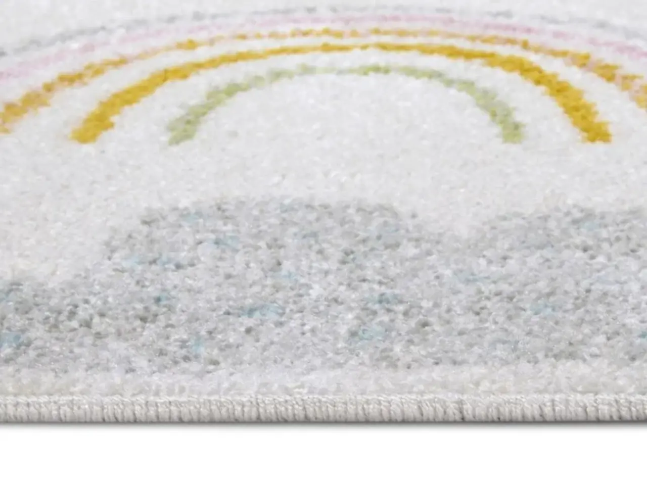 Kindervloerkleed - Adventures Regenboog En Wolken Crème/Multicolor Kindervloerkleed - Adventures Regenboog En Wolken Crème/Multicolor