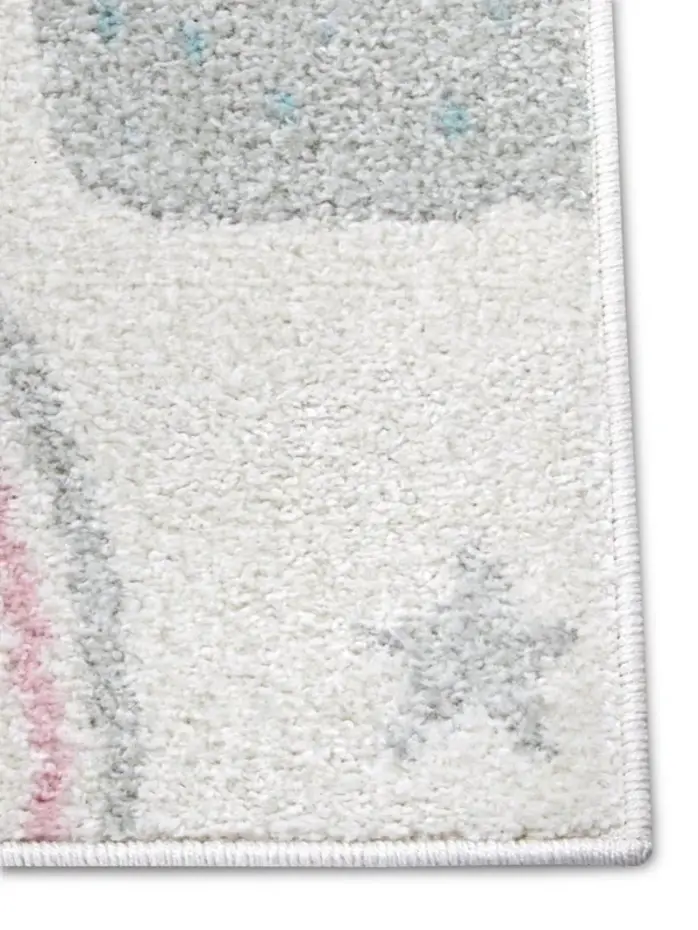 Kindervloerkleed - Adventures Regenboog En Wolken Crème/Multicolor Kindervloerkleed - Adventures Regenboog En Wolken Crème/Multicolor