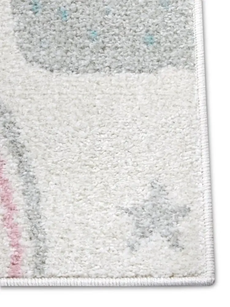 Kindervloerkleed - Adventures Regenboog En Wolken Crème/Multicolor Kindervloerkleed - Adventures Regenboog En Wolken Crème/Multicolor