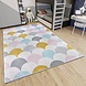 Kindervloerkleed - Adventures Wolken Crème/Multi Kindervloerkleed - Adventures Wolken Crème/Multi