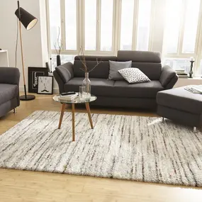 Hoogpolig vloerkleed - Nomadic Chic Crème/Multi