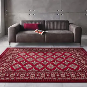 Klassiek vloerkleed - Laagpolig - Buchara - Rood