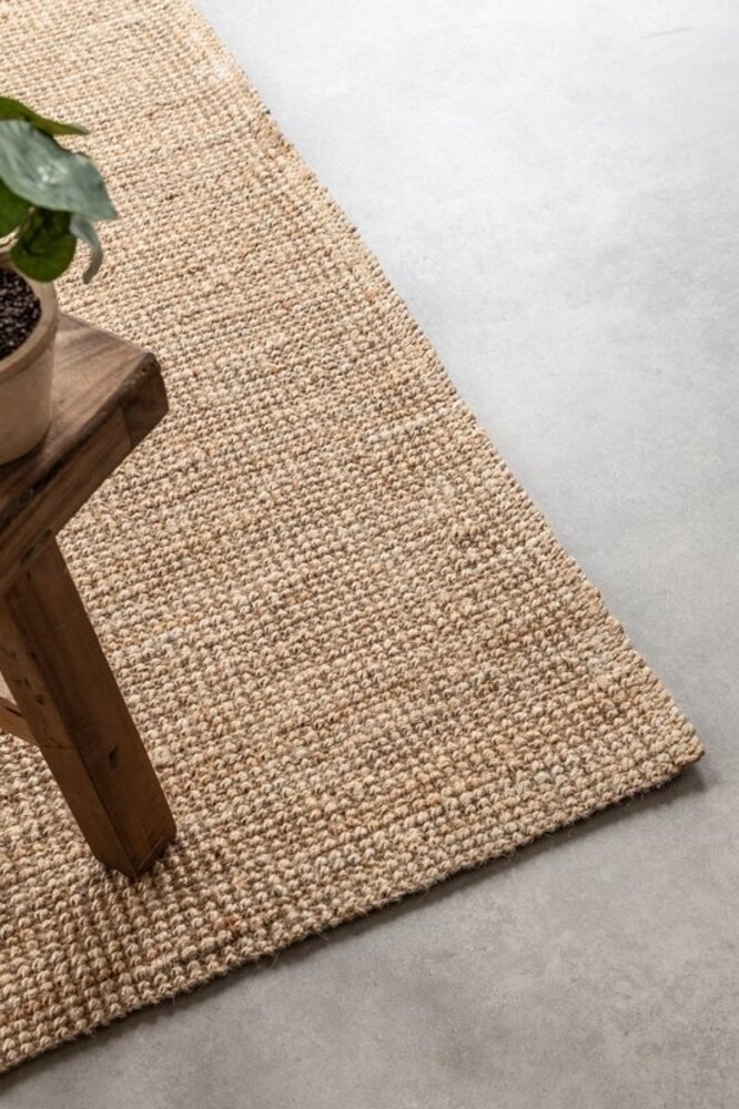 Handgeweven Jute vloerkleed - Bouclé Jaipur Naturel Handgeweven Jute vloerkleed - Bouclé Jaipur Naturel
