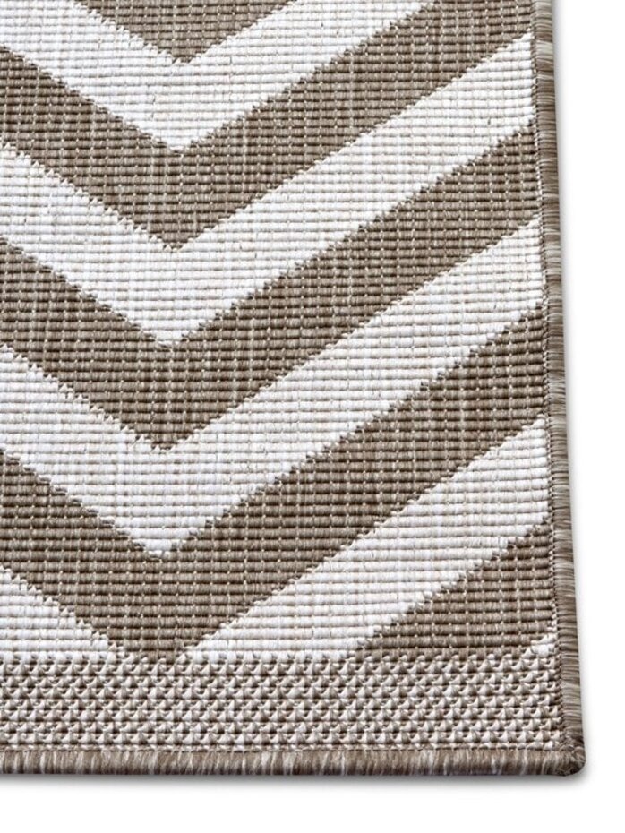 Binnen & Buitenkleed Omkeerbaar - Palma Beige/Crème Binnen & Buitenkleed Omkeerbaar - Palma Beige/Crème