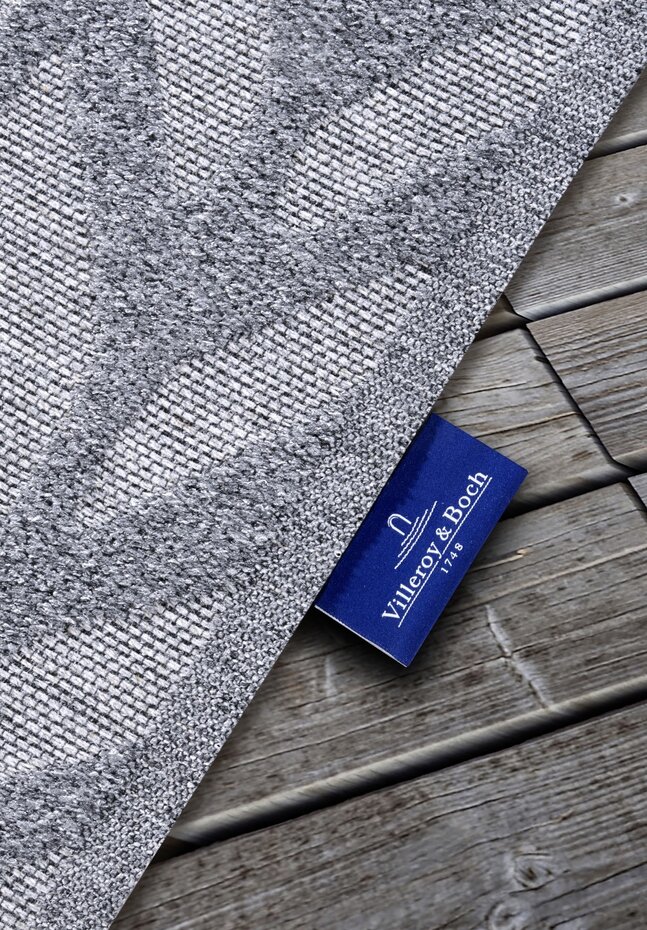 Binnen- en buitenkleed - Georgette Grijs