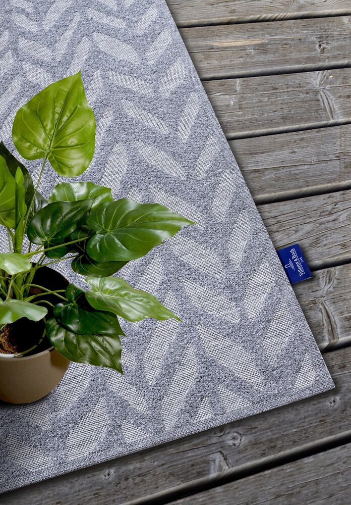 Binnen- en buitenkleed - Georgette Grijs