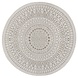 Rond Binnen & Buitenkleed Omkeerbaar - Porto Beige/Crème Rond Binnen & Buitenkleed Omkeerbaar - Porto Beige/Crème