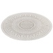 Rond Binnen & Buitenkleed Omkeerbaar - Porto Beige/Crème Rond Binnen & Buitenkleed Omkeerbaar - Porto Beige/Crème