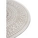 Rond Binnen & Buitenkleed Omkeerbaar - Porto Beige/Crème Rond Binnen & Buitenkleed Omkeerbaar - Porto Beige/Crème