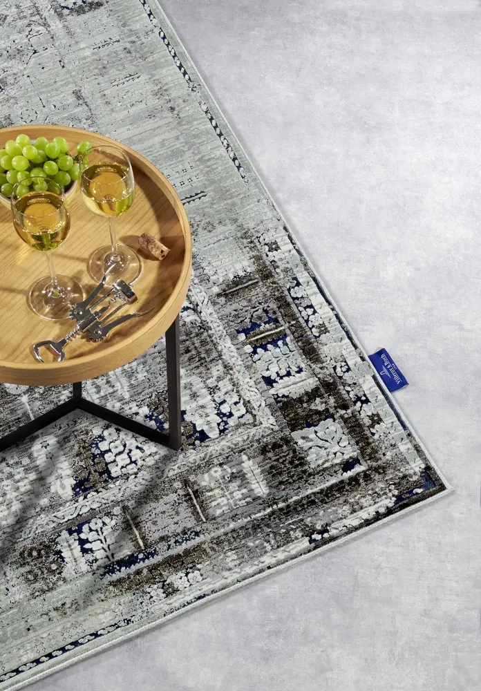 Villeroy & Boch - Laagpolig Vintage vloerkleed - Agnes - Groen / Multi Villeroy & Boch - Laagpolig Vintage vloerkleed - Agnes - Groen / Multi