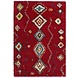 Hoogpolig vloerkleed - Nomadic Bohemian Rood/Multi Hoogpolig vloerkleed - Nomadic Bohemian Rood/Multi