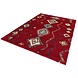 Hoogpolig vloerkleed - Nomadic Bohemian Rood/Multi Hoogpolig vloerkleed - Nomadic Bohemian Rood/Multi