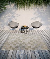 Jute buitenkleed - Margaretha Naturel/Bruin