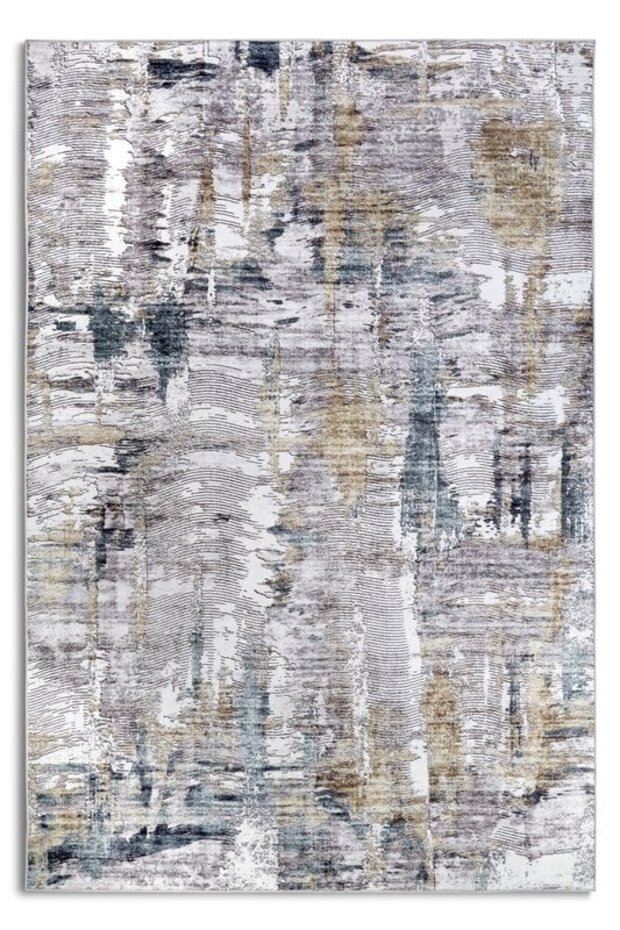 Elle Decoration - Imagination - Laagpolig vloerkleed - Malard - Saphire Goud Elle Decoration - Imagination - Laagpolig vloerkleed - Malard - Saphire Goud