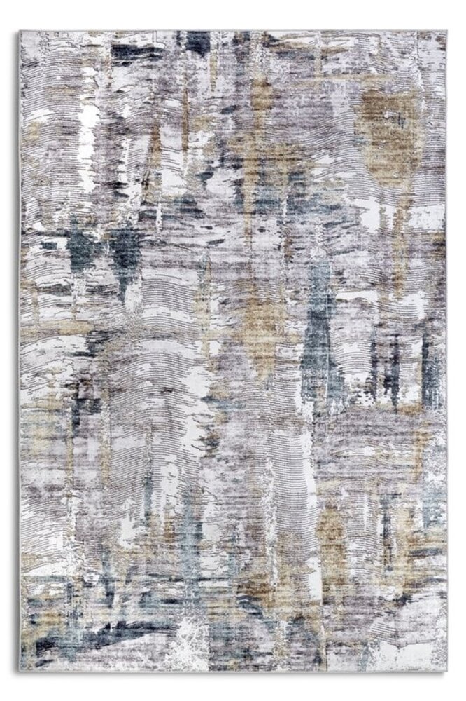 Elle Decoration - Imagination - Laagpolig vloerkleed - Malard - Saphire Goud Elle Decoration - Imagination - Laagpolig vloerkleed - Malard - Saphire Goud