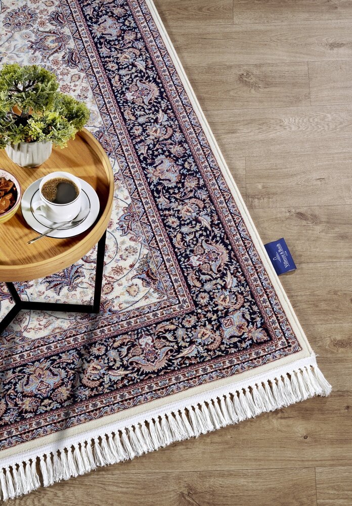 Villeroy & Boch - Klassiek Laagpolig vloerkleed - Alfred - Rood / Crème