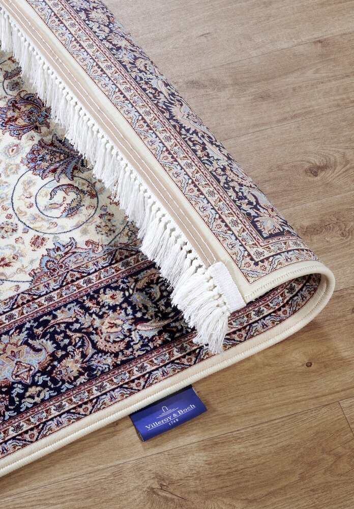 Villeroy & Boch - Klassiek Laagpolig vloerkleed - Alfred - Rood / Crème