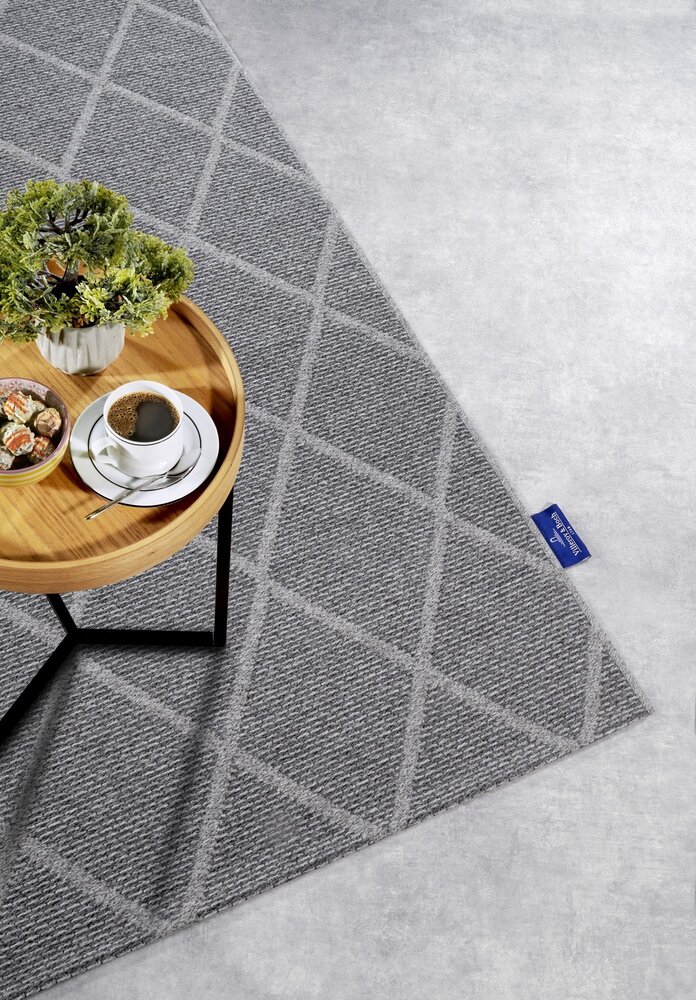 Villeroy & Boch - Wol vloerkleed - Maria Nature - Grijs / Bruin Villeroy & Boch - Wol vloerkleed - Maria Nature - Grijs / Bruin