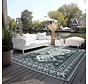 Elle Decoration - Binnen & Buitenkleed - Omkeerbaar - Gemini - Groen