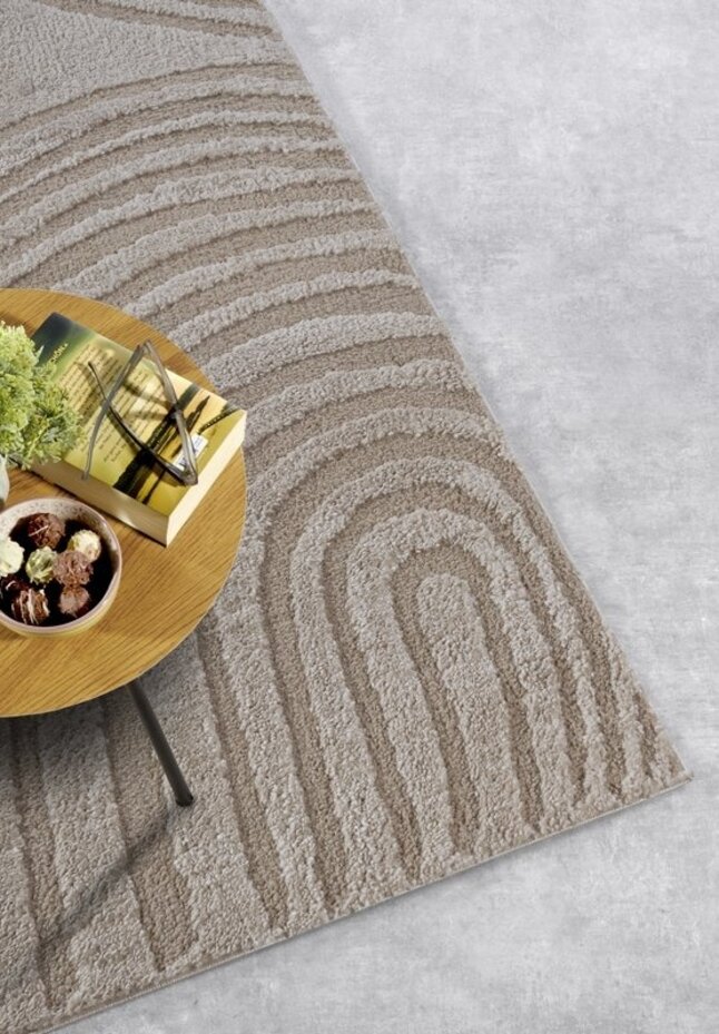 Elle Decoration - Gallery - Hoogpolig vloerkleed - Pigment - Beige Elle Decoration - Gallery - Hoogpolig vloerkleed - Pigment - Beige