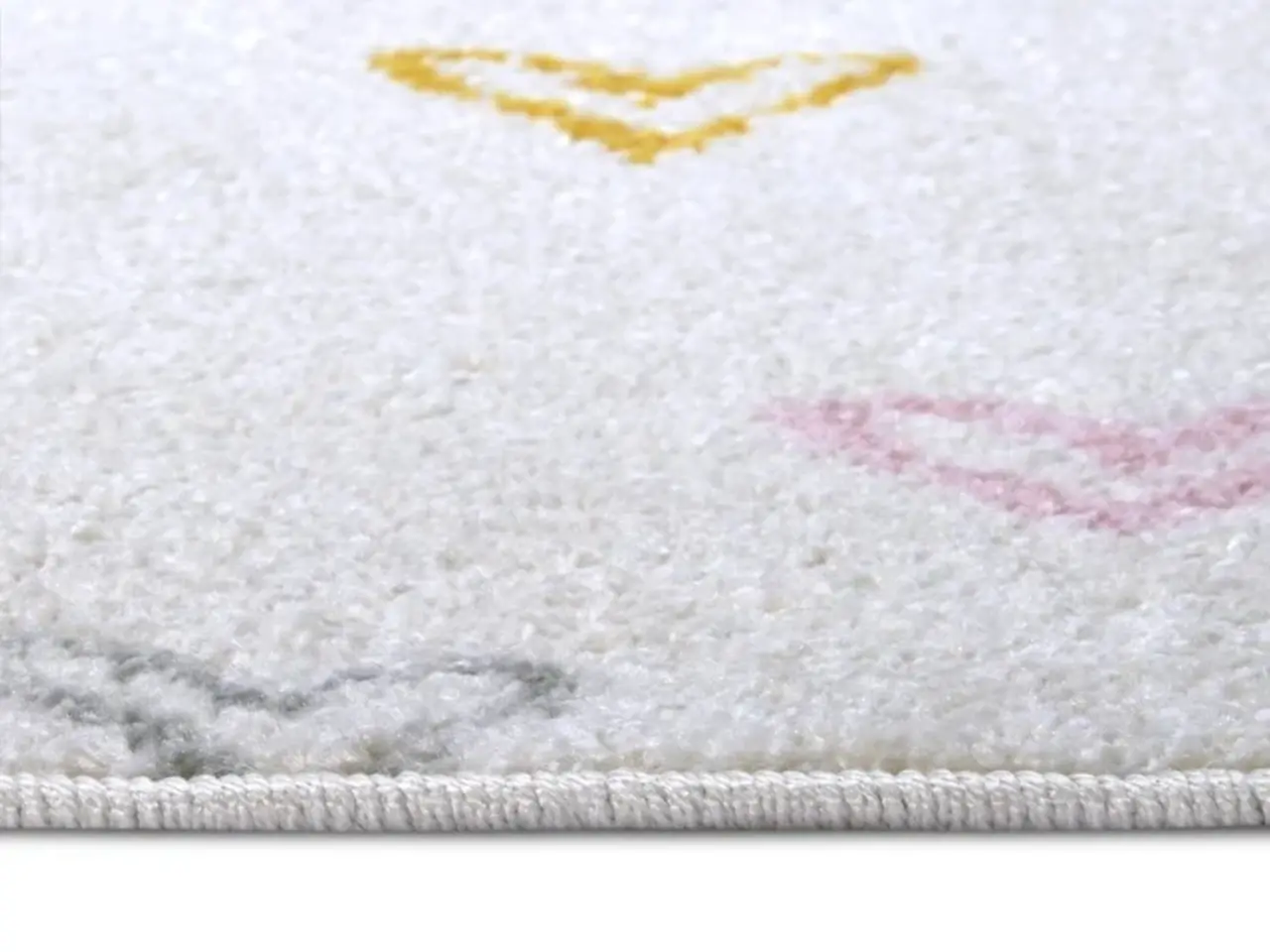 Kindervloerkleed - Adventures Hartjes Crème/Multi Kindervloerkleed - Adventures Hartjes Crème/Multi