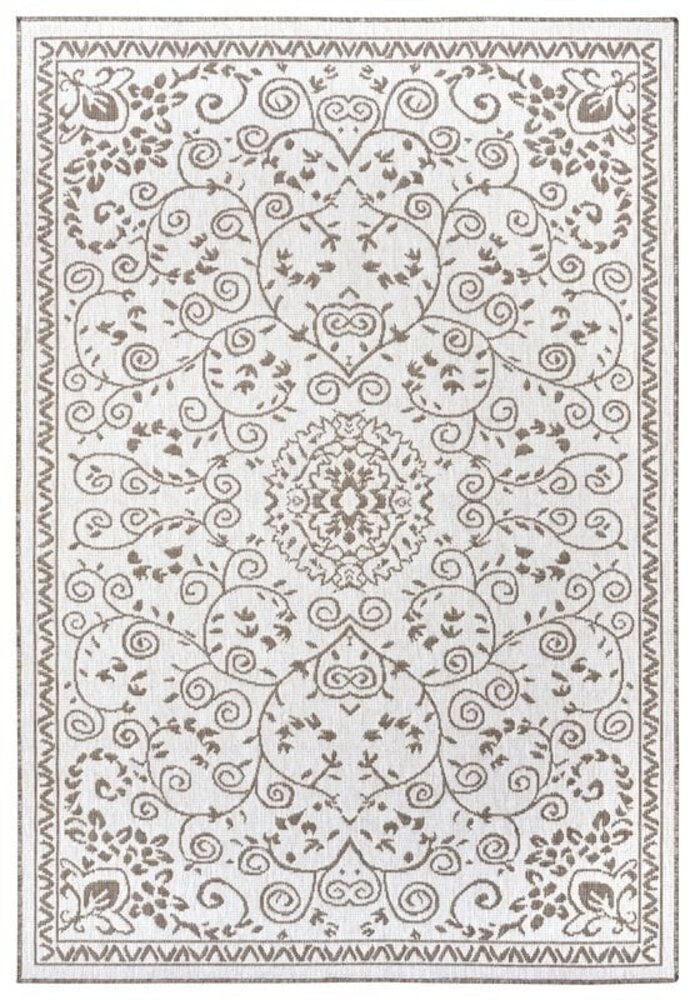 Binnen & Buitenkleed Omkeerbaar - Leyte Beige/Crème Binnen & Buitenkleed Omkeerbaar - Leyte Beige/Crème