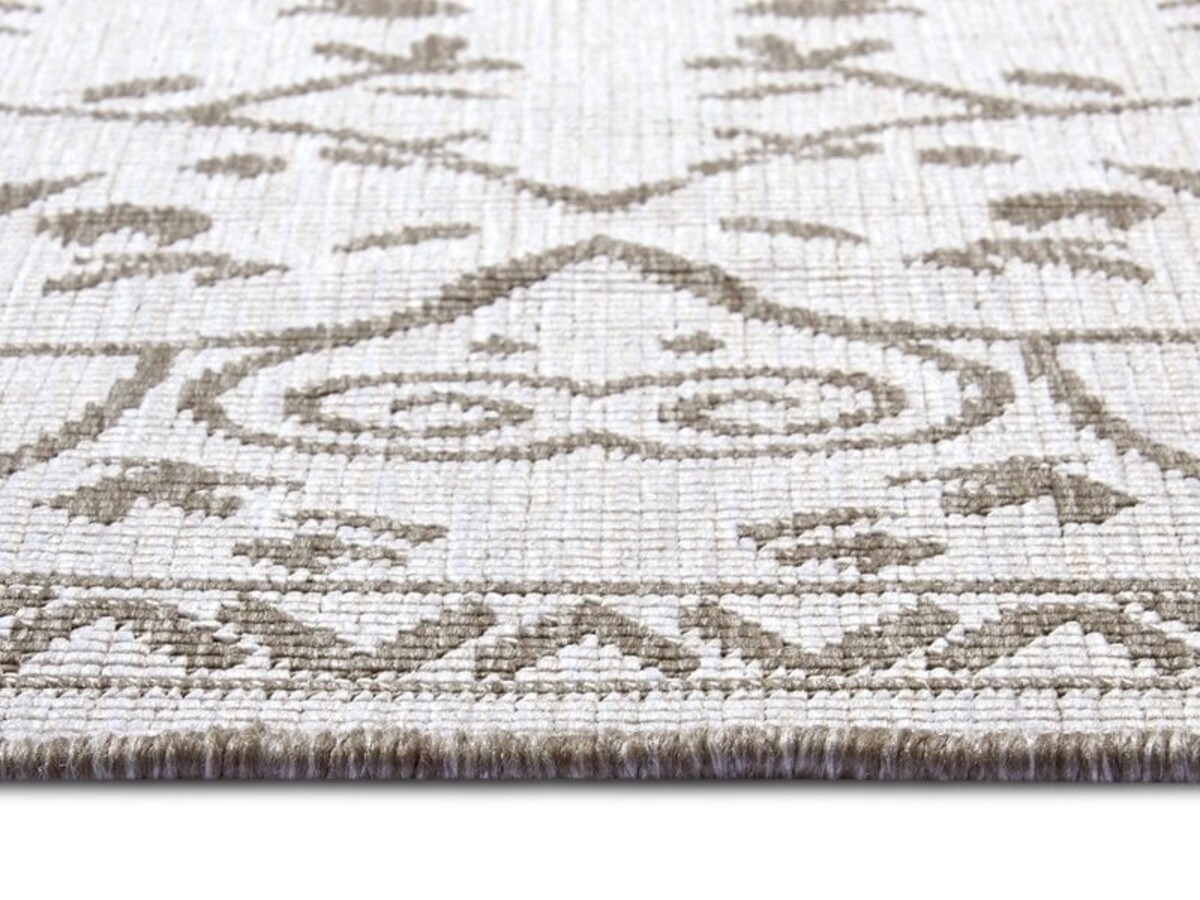 Binnen & Buitenkleed Omkeerbaar - Leyte Beige/Crème