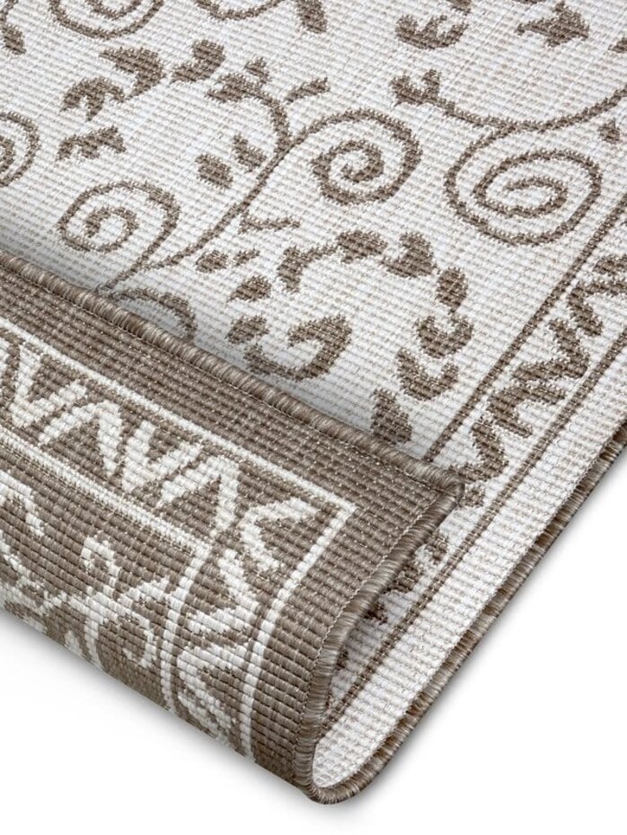 Binnen & Buitenkleed Omkeerbaar - Leyte Beige/Crème