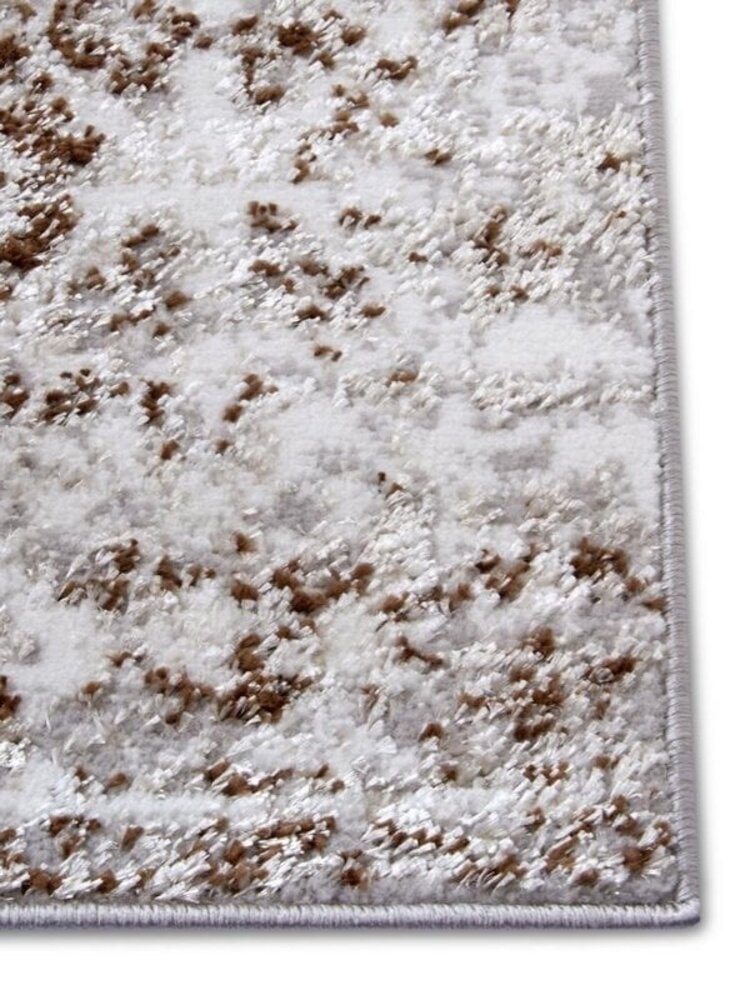 Vintage vloerkleed - Shine Crème/Bruin Vintage vloerkleed - Shine Crème/Bruin