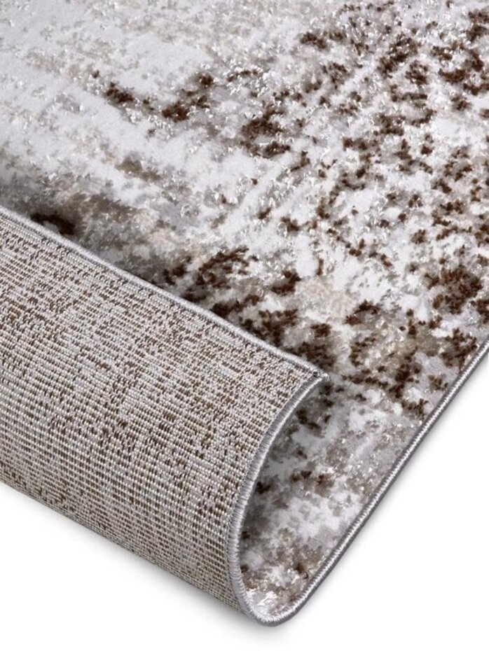 Vintage vloerkleed - Shine Crème/Bruin Vintage vloerkleed - Shine Crème/Bruin