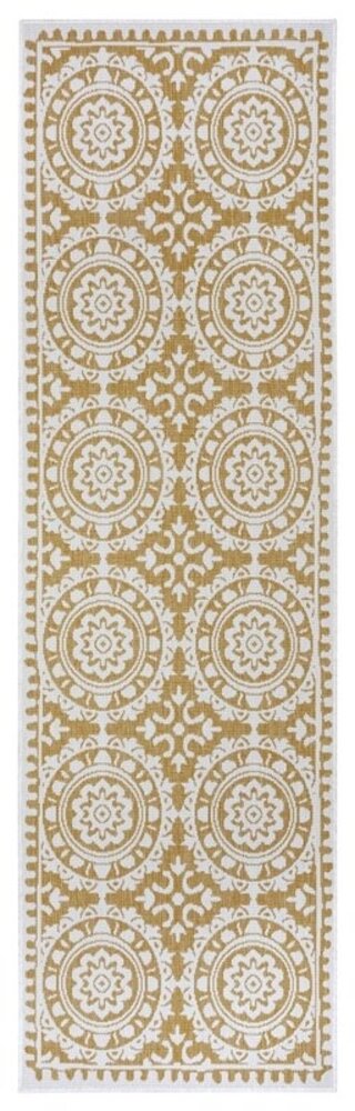 Binnen & Buitenkleed Loper - Jardin Geel/Crème Binnen & Buitenkleed Loper - Jardin Geel/Crème