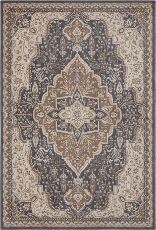 Vintage vloerkleed - Orken Gruis/Bruin