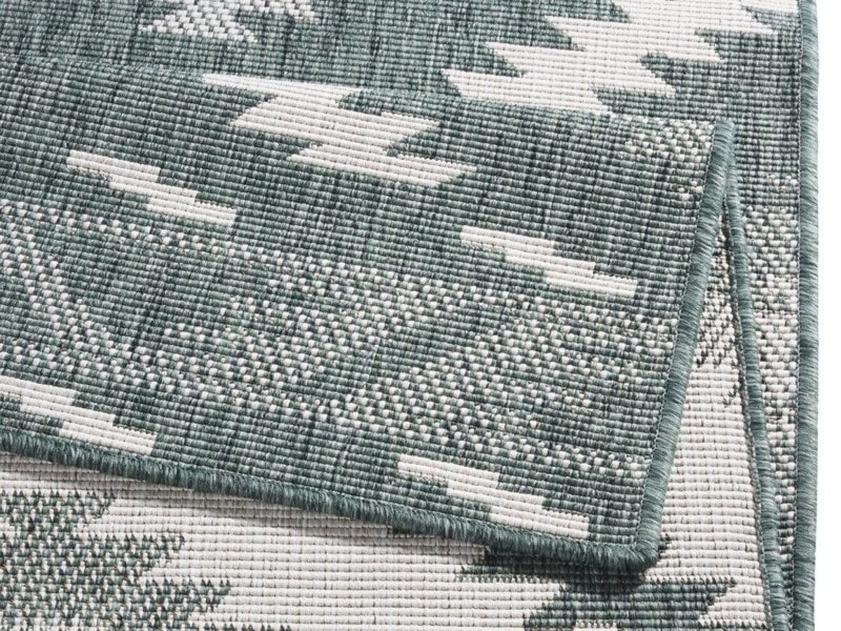 Binnen & Buitenkleed Omkeerbaar - Malibu Groen/Crème Binnen & Buitenkleed Omkeerbaar - Malibu Groen/Crème