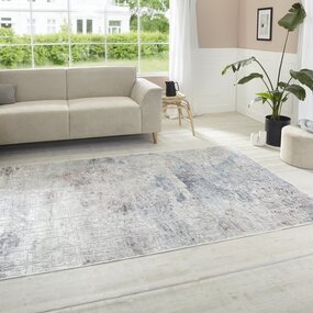 Elle Decoration Elle Decoration - Modern Design vloerkleed - Chameis - Grijs / Roze / Blauw