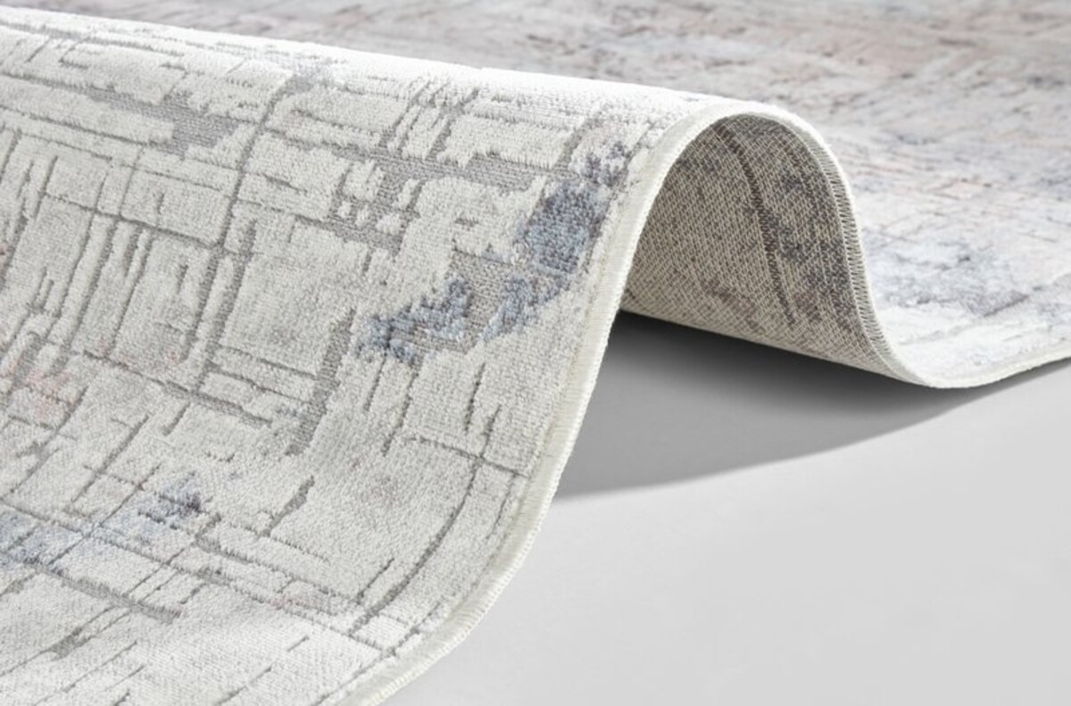 Elle Decoration - Modern Design vloerkleed - Chameis - Grijs / Roze / Blauw