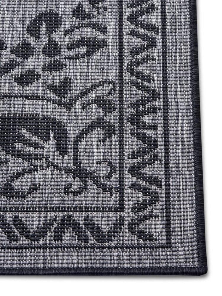 Binnen & Buitenkleed Omkeerbaar - Leyte Grijs/Antraciet Binnen & Buitenkleed Omkeerbaar - Leyte Grijs/Antraciet