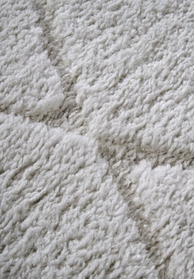 Elle Decoration - Gallery - Hoogpolig vloerkleed - Perrotin - Crème Wit