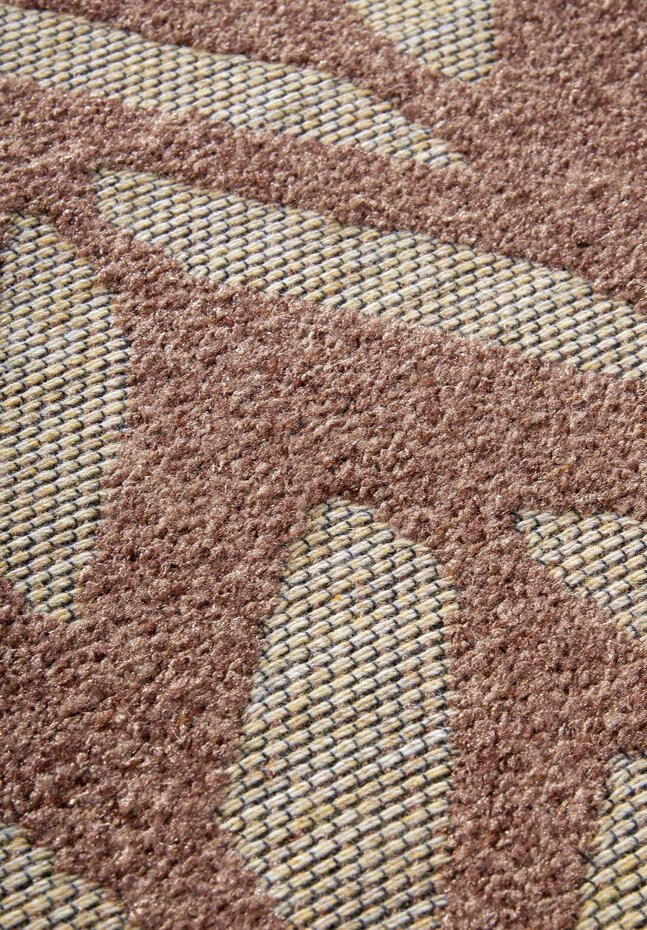 Binnen- en buitenkleed - Georgette Terracotta