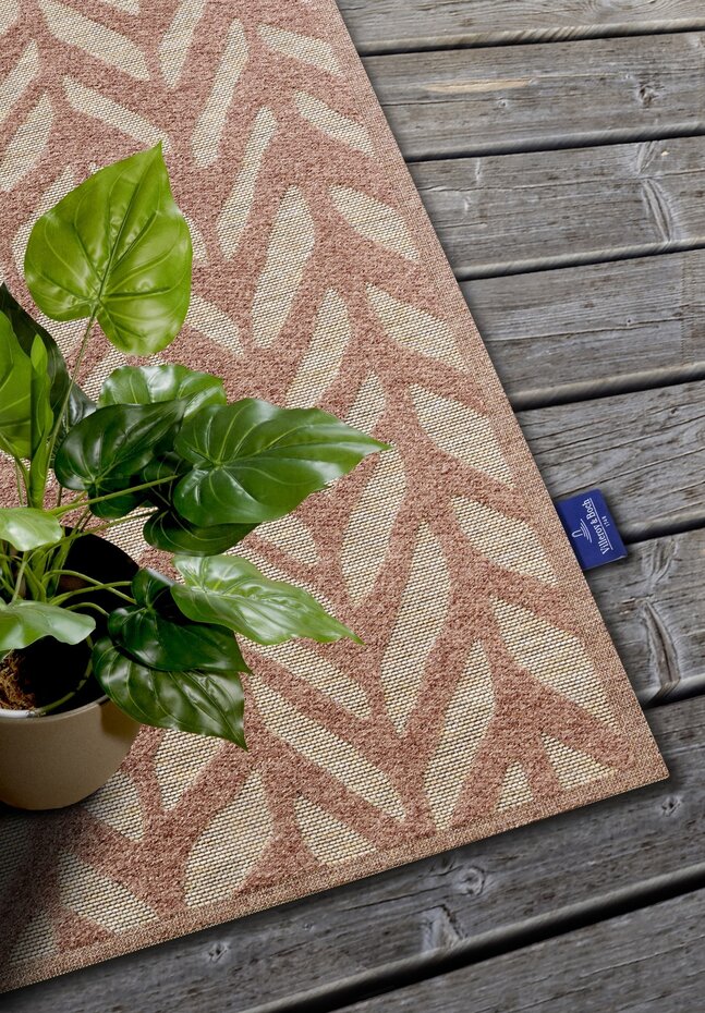 Binnen- en buitenkleed - Georgette Terracotta