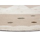 Kindervloerkleed - Adventures Kroon Beige/Crème Kindervloerkleed - Adventures Kroon Beige/Crème