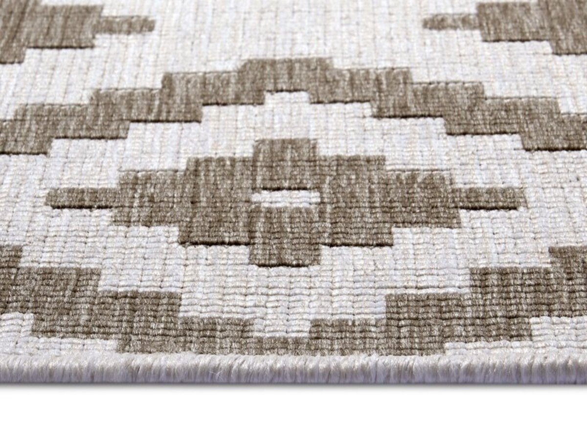 Binnen & Buiten Omkeerbaar vloerkleed - Malta Beige/Crème Binnen & Buiten Omkeerbaar vloerkleed - Malta Beige/Crème