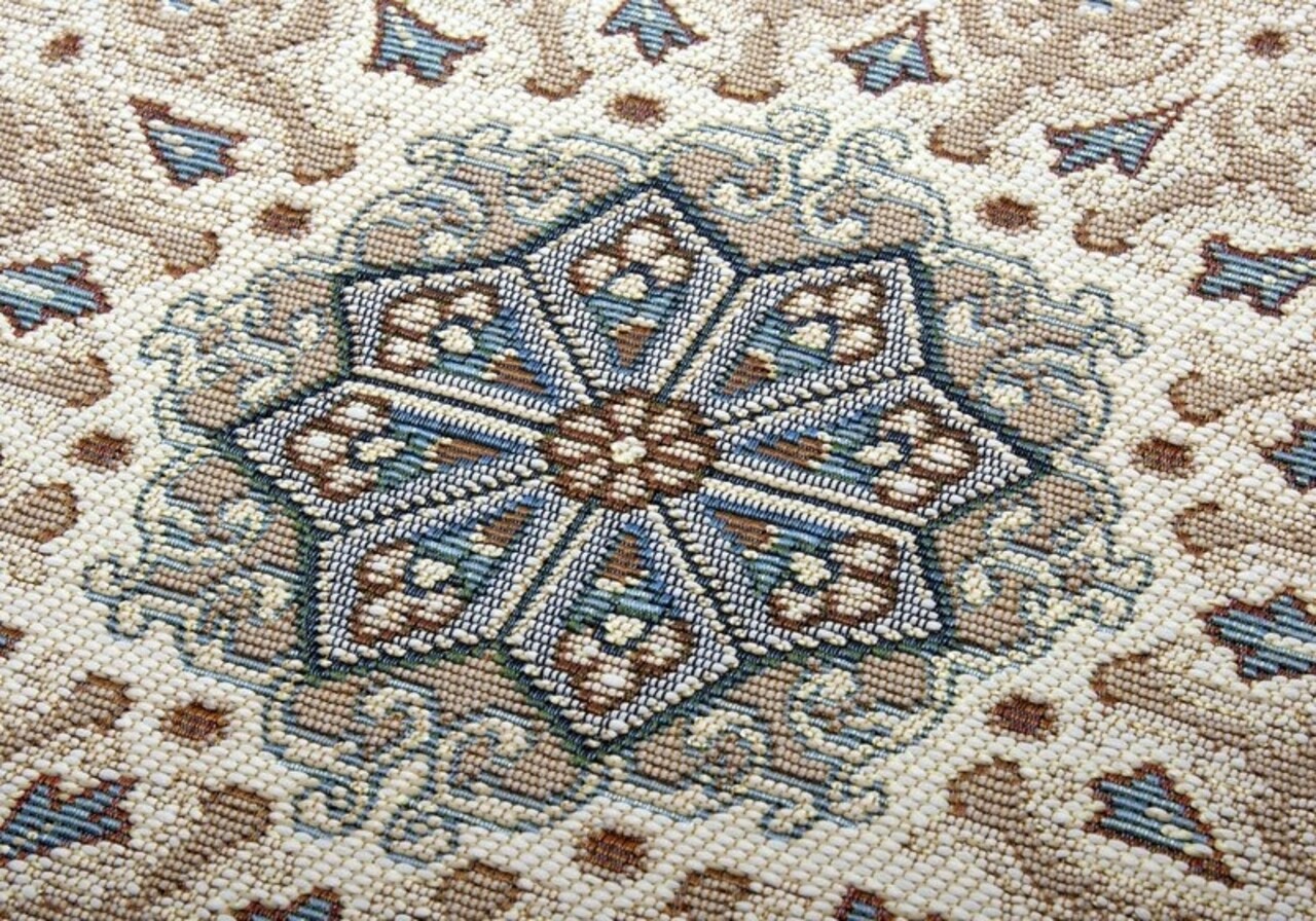 Klassiek Binnen- En Buitenkleed - Kadi Grijs/Crème Klassiek Binnen- En Buitenkleed - Kadi Grijs/Crème